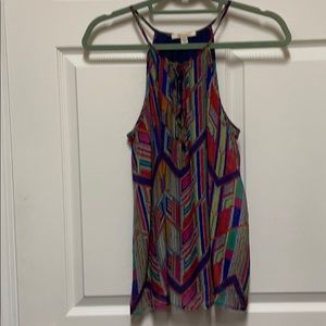 Ella Moss multicolor silk halter